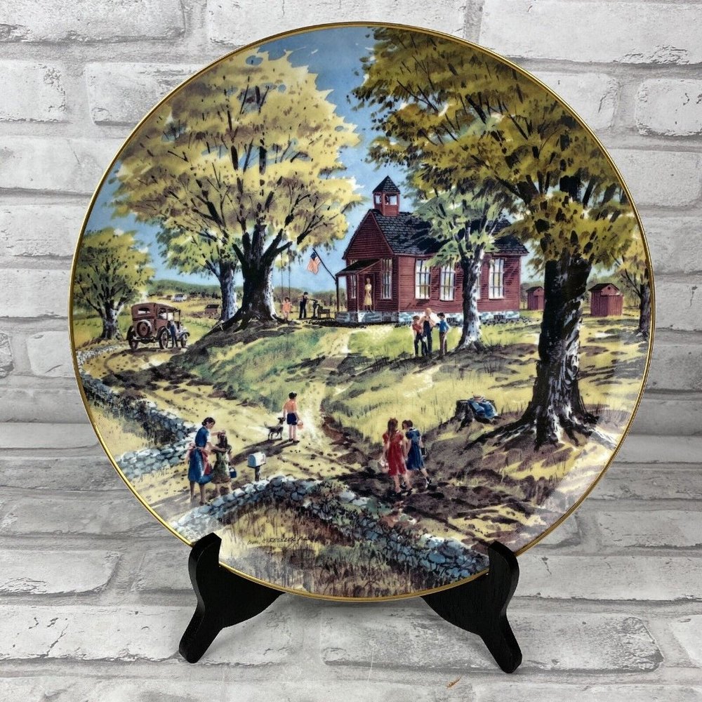 Land of the Free Plate September First Day Of School The Collectors Studio
